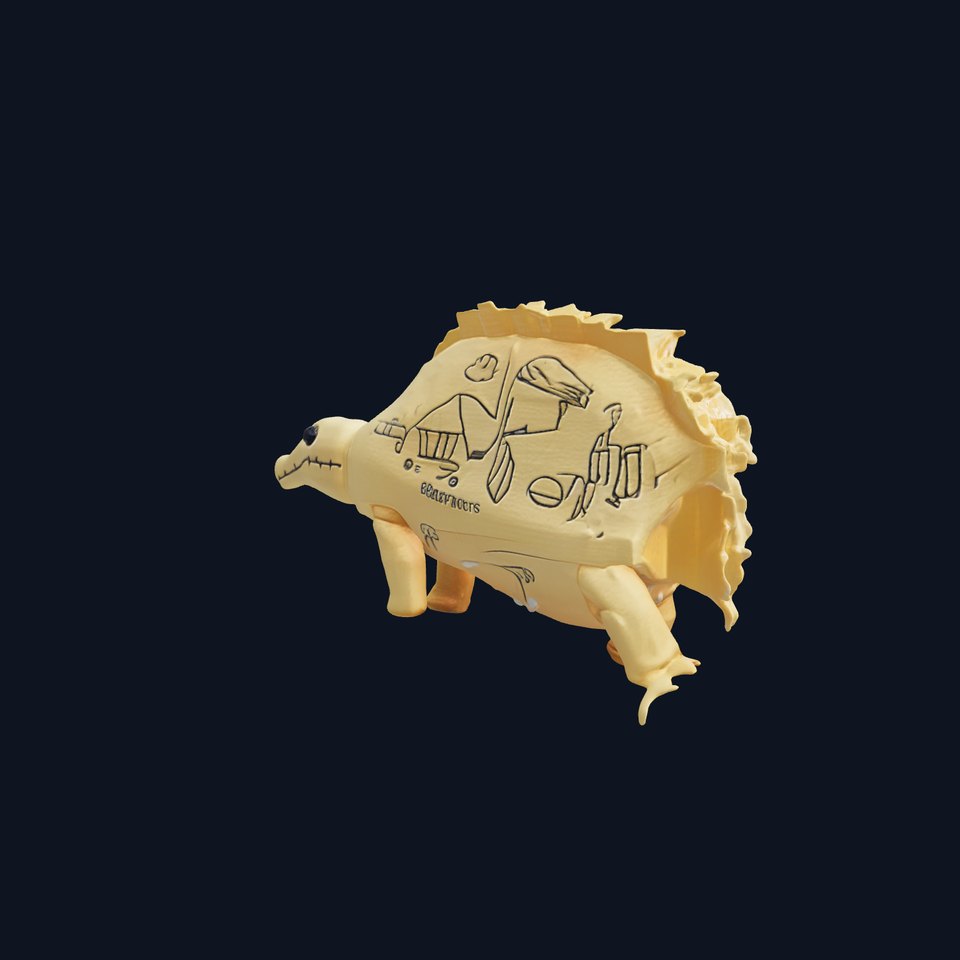 Papyrus Toy With Drawings Model Pack